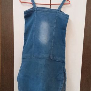 Girls Denim Frock...