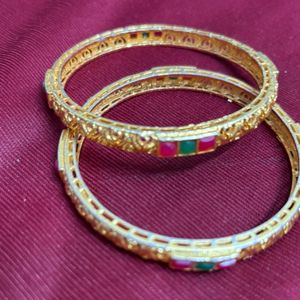 Gold Tone Bangles