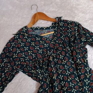 Printed Short Kurti