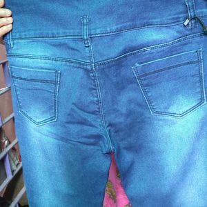 Hight Waist Skinny Jeans Blue