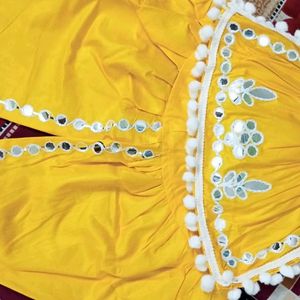 New/Unused Baby Girl Dhoti Set