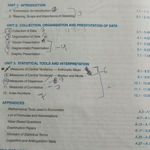 Statistics For Economics Class 11 Commerce