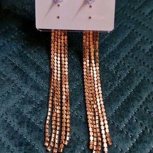 American Diamond Rose Gold Earrings