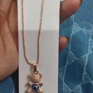 Korean Girls Pendant With Chain