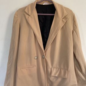 Oversized Beige Blazer