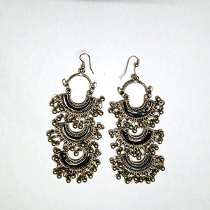 Beautiful Long Oxidised earrings