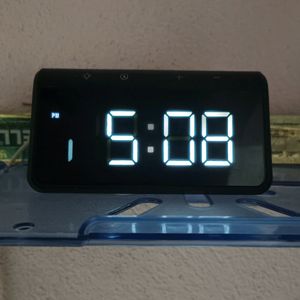 Wireless Charger,Table Clock with Alarm