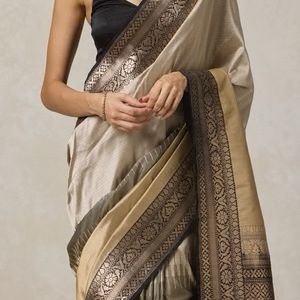 New Tissue Silk Saree Coffee Brown Shade ☕️