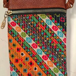 Multicolored Sling Bag - Compact Size