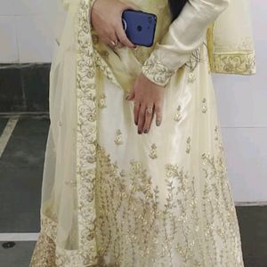 Light Yellow Bridesmaid Lehnga