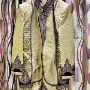 Wedding Sherwani With Dupatta