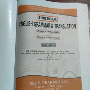 Function English Grammar Sree Parakashani