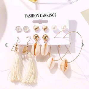 Pack Of 6 Earrings Set