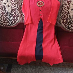 Red kurta used