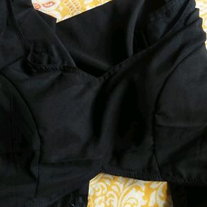 Full Sleeve Black Blouse