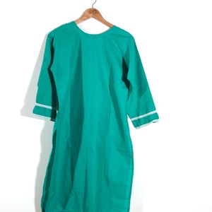 Green Embroided Kurta(Women’s)