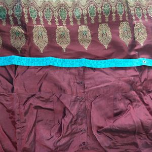 🔥Sale 🔥Banarasi Silk Saree With Blouse Women 🔥