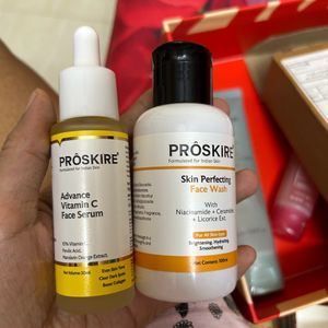 Proskire Vitamin C Serum Amd Face Wash