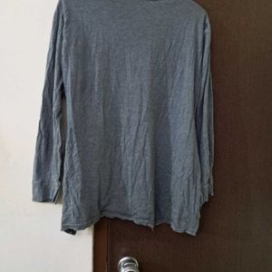 Grey Full Sleeve Shrug