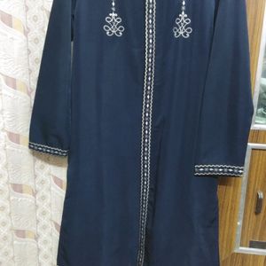 Long Navy Blue Sherwani