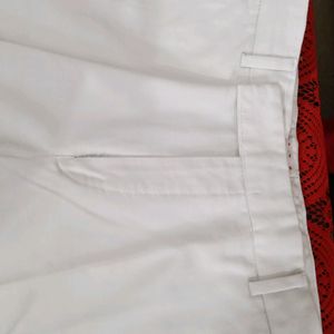 White Formal Pant