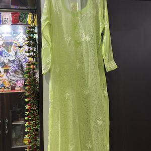 A genuine chikan kari kurta.