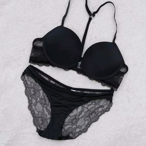 Front Open Bra Set