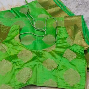 New saree & blouse... 1 time used only