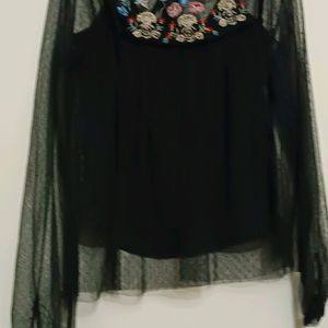 Size 28-34 Sheer Party Top