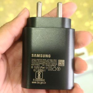 SAMSUNG 25W Type C Fast Charger Adapter Black