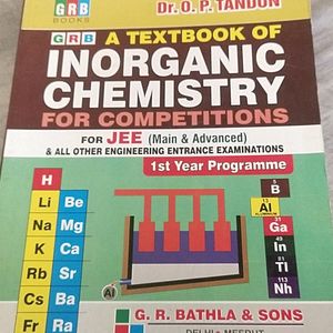 Op Tandon Inorganic Chemistry