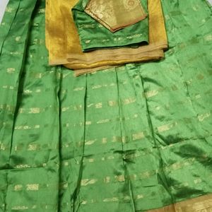 Stitched Half Saree Full Set