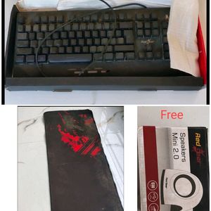 [Combo3] Gaming Keyboard XXL Mousepad Dual Spekar