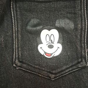 Black Mickey Mouse Jeans