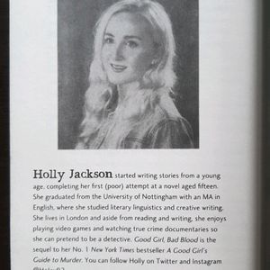 GOOD GIRL, BAD BLOOD BY HOLLY JACKSON