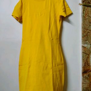 yellow straight one piece