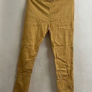 On Sale Mustard Color Pants Size L