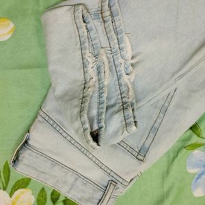 H&M Ribbed Straight Leg Jeans