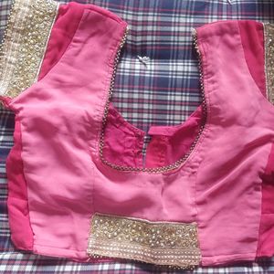 ComboDimond saree With Designer Blouse