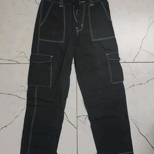 Cargo Black Jeans