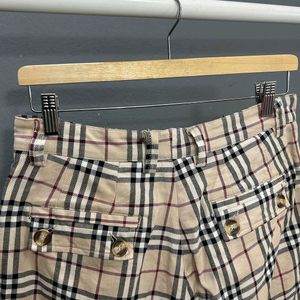 burberry plaid shorts