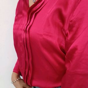 Red Silk Shirt