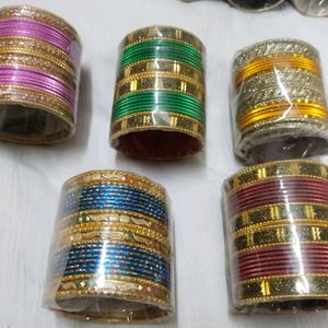 Combo Of 5 Beautiful New Bangles