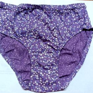 Set Of 2 New Printed Panties Size Medium