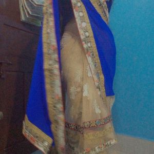 Gorgeous Saree With Designer Blouse