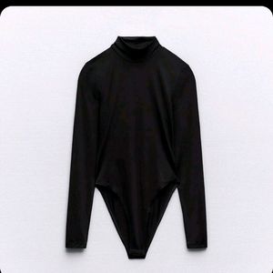 Zara Fitted Turtle Neck Bodysuit