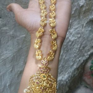 Onegramgold Neckset And Earrings