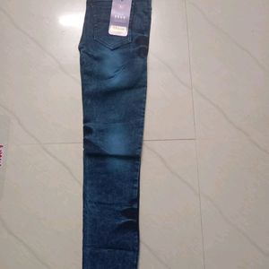 Blue Colour Cotton Jeans