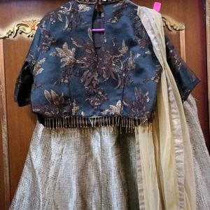 Lehenga Crop Top