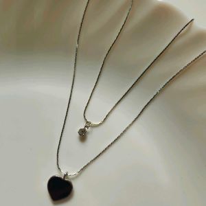 Two Layered Chain TRENDY NEW KOREAN NECKLACE